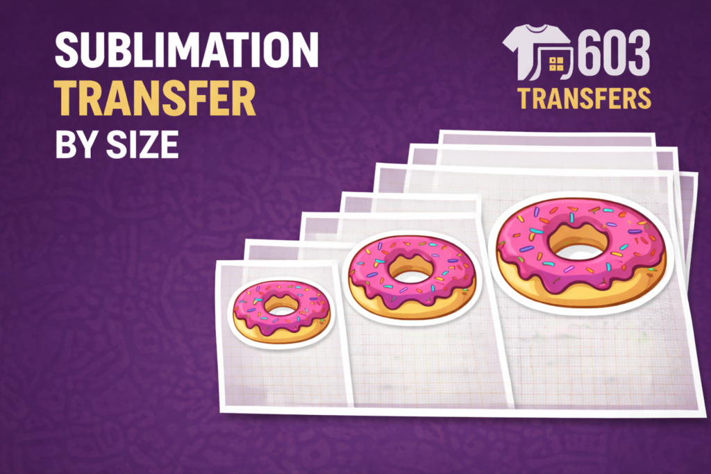 sublimation transfer by size